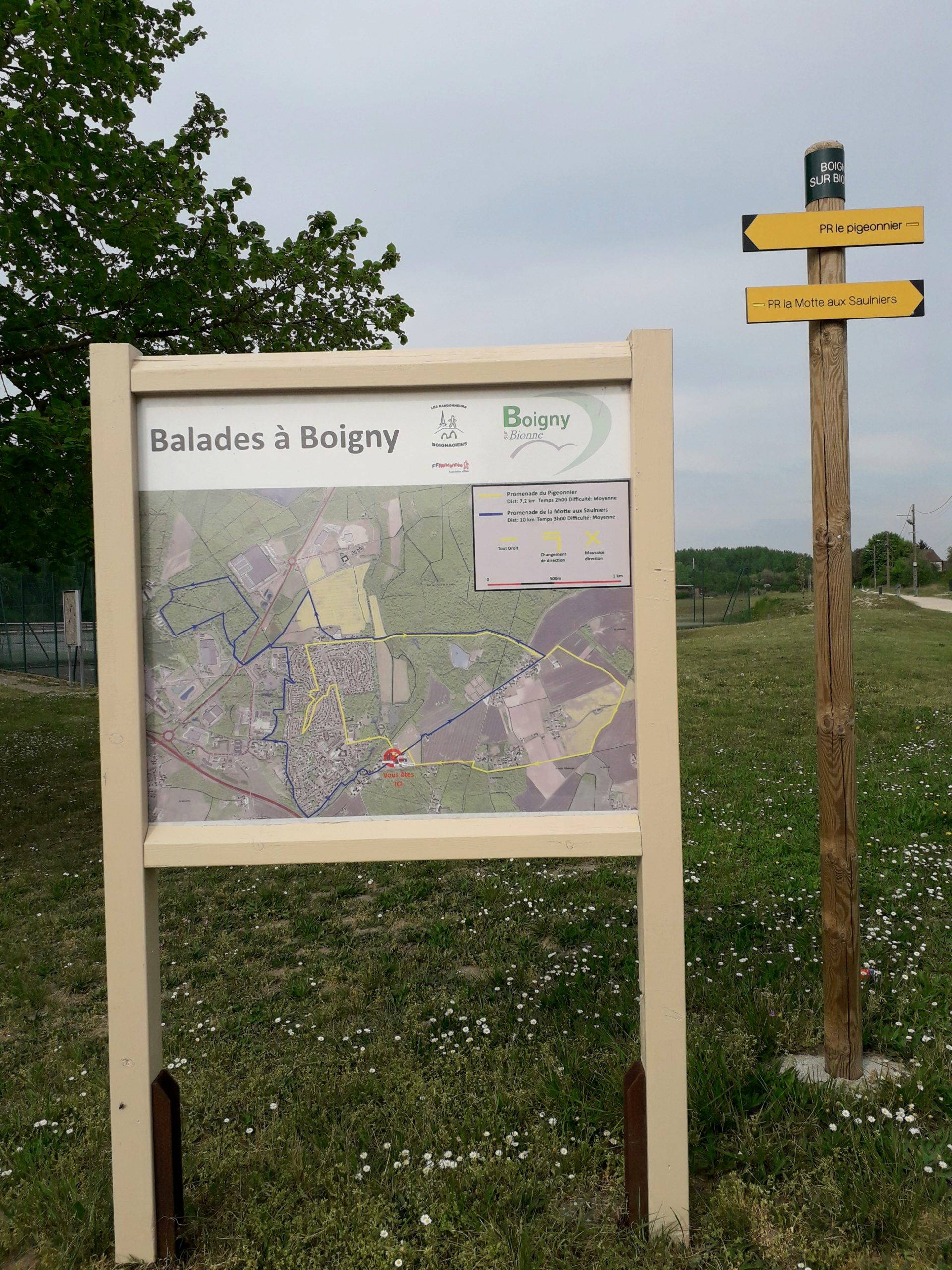 Départ du parcours